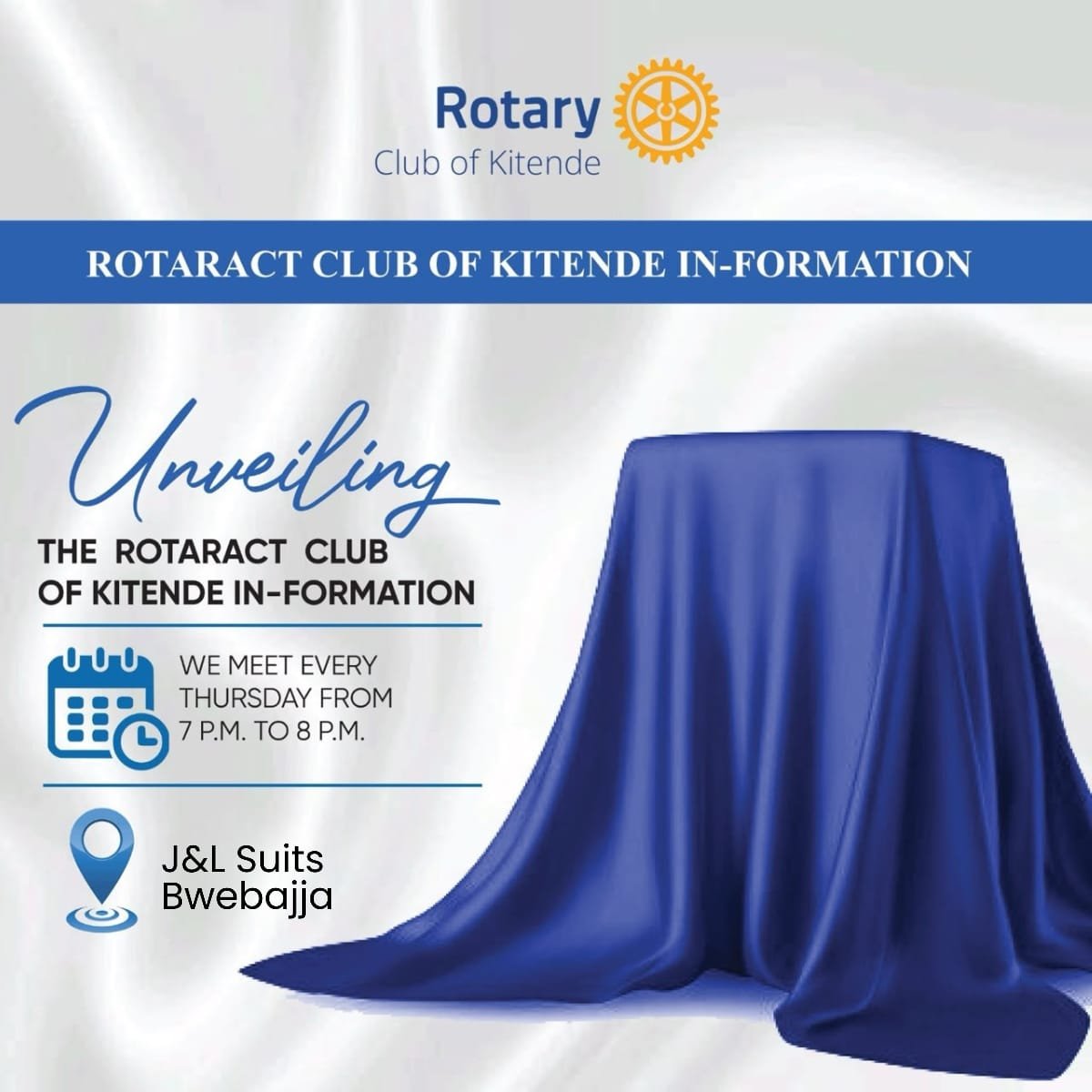 RCKitende's tweet photo. We are thrilled to announce the formation of our new youth partner in service: the Rotaract Club of Kitende in Formation!
We are amplifying our impact & expanding our reach.
Come be part of this exciting new charter journey! 👋
#RotaractKitende #RotaryKitende https://t.co/3zLETGmJ83