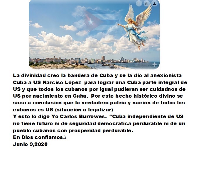BurrowesCarlos's tweet photo. @YahikoPain02 @AitakZamir68390 #MiBandera #CubaNoSeRinde #YahikoInf
Esa bandera de Cuba tiene ese brillo porque fue creada por diviniad anexionisa Cuba a USA. https://t.co/PsjgZQjmOZ