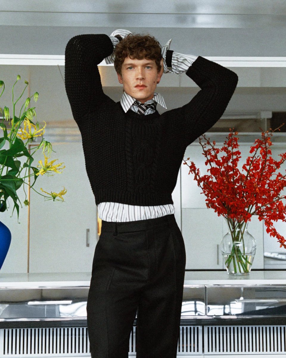 cstorriearchive's tweet photo. Connor Storrie photographed by Talia Cherit for YSL https://t.co/BNfCazHamD