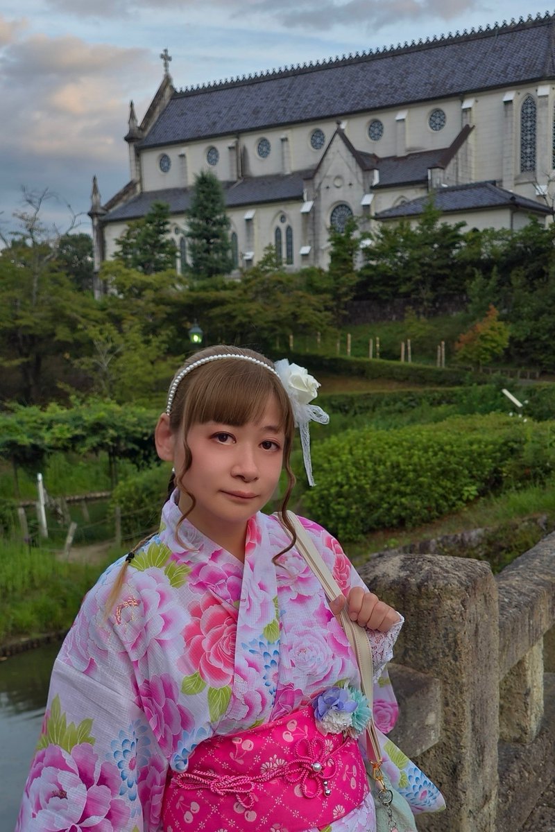 mocha3831's tweet photo. #宵の明治村 へ🌙*ﾟ

前に浴衣着たの、古の記憶すぎて着るの時間かかったけど、浴衣着る��夏!!って感じでテンション上がりますね🎐

暗くなってからの明治村も綺麗で好きです🏮✨
かき氷とコロッケも食べて、宵を満喫してきました🍧✨

楽しいお盆休みになりました🎶 https://t.co/6DQ0YDHHBE
