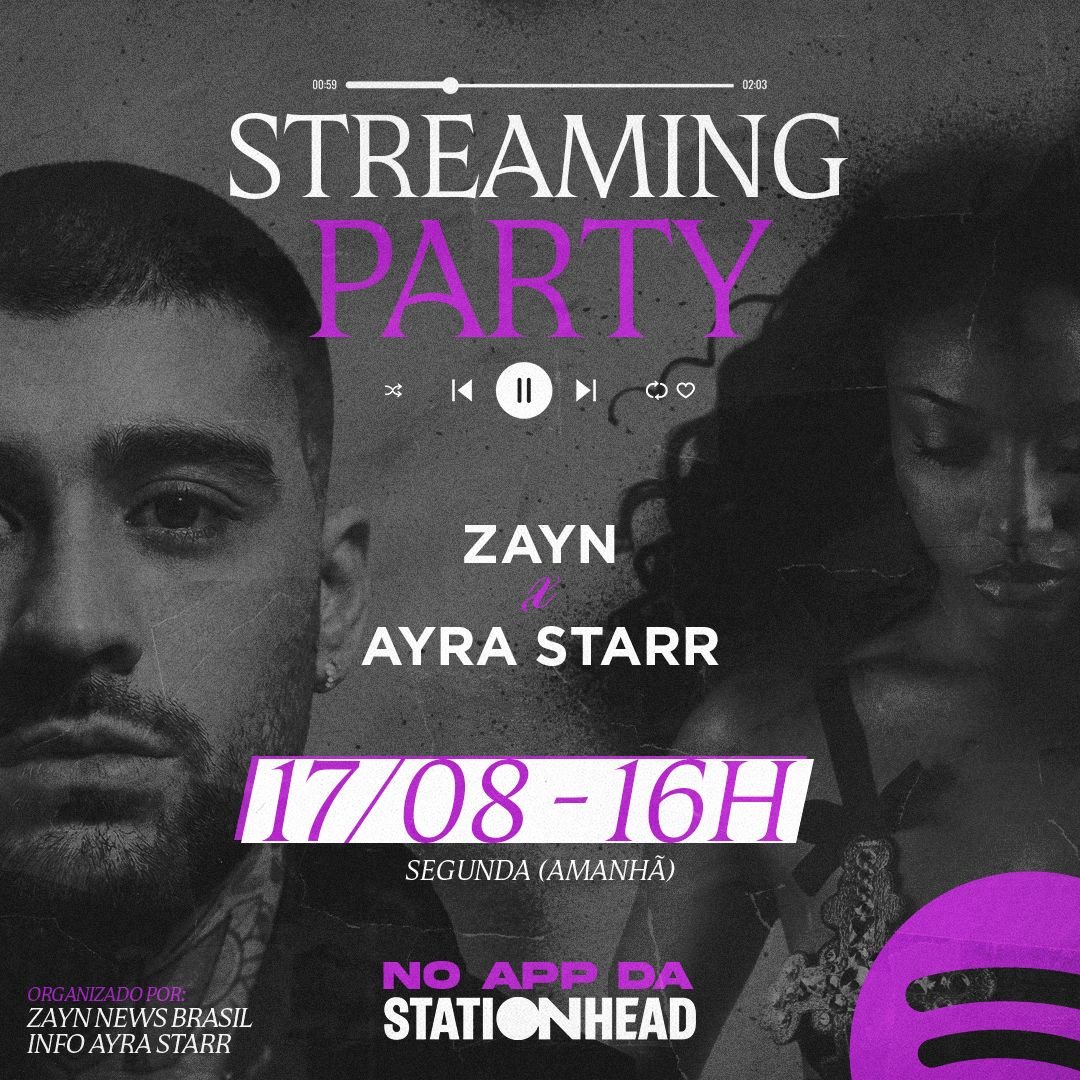infoayrastarr's tweet photo. MOBZQUAD, hoje (17) às 16h faremos a nossa streaming party para "Heaven Baby" em parceria com o @ZaynNewsBRA, no Stationhead.

Usaremos a playlist abaixo: 
https://t.co/3BjDJ7bDlP https://t.co/xj6uuXjGay