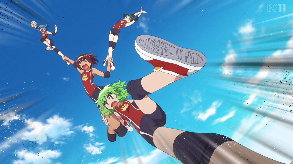 炎の闘球女 ドッジ弾子 第7話 ツイート画像 1