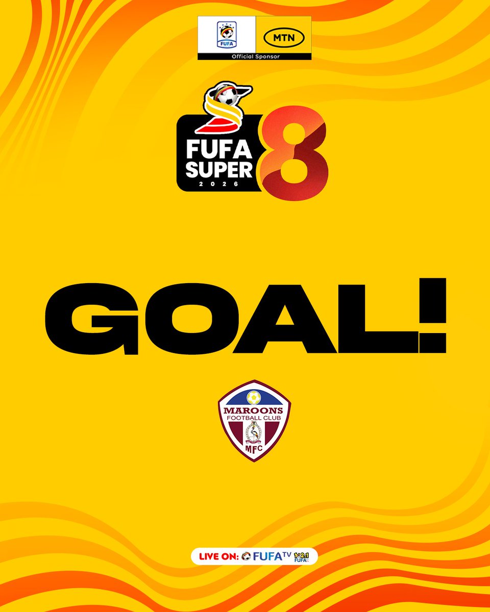 UPL's tweet photo. Goal! Maroons FC (Darious Ojok)
56' Police FC 0-2 Maroons FC
#POLMAR | #FUFASuper8 https://t.co/TVrvCMxujc