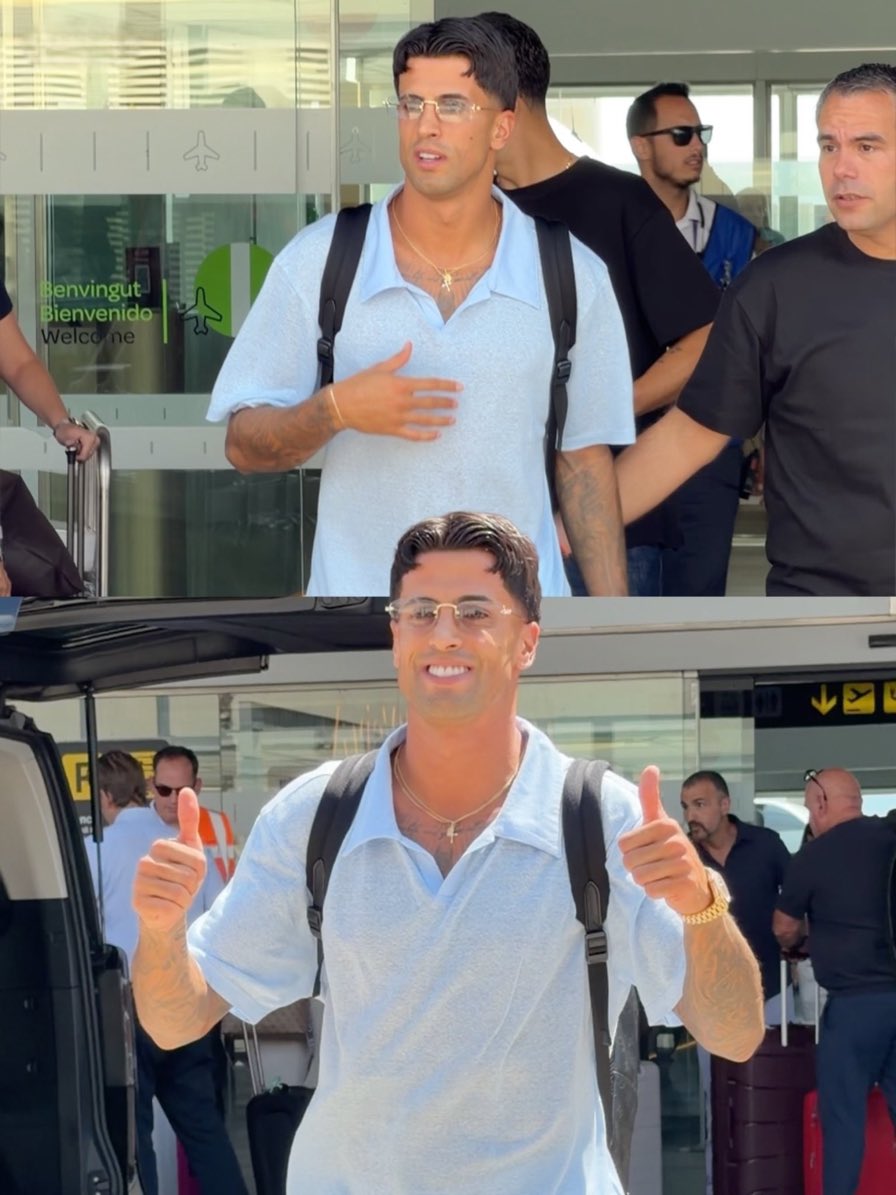 Duduviic's tweet photo. 📸| #جواو_كانسيلو يصل إلى مدينة #برشلونة 🔵🔴✈️

كانسيلو : «لدينا فريق قوي جداً هذا الموسم. أنا أخيراً في المكان الذي أردت أن أكون فيه. تدربت بجد طوال أسبوع كامل لأكون جاهزاً للبرسا.»

النجم البرتغالي جاهز لخوض فترته الثالثة مع البلوغرانا 😁🔥
#الدوري_الإسباني | #LALIGAEASPORTS https://t.co/0wh25yhEVZ