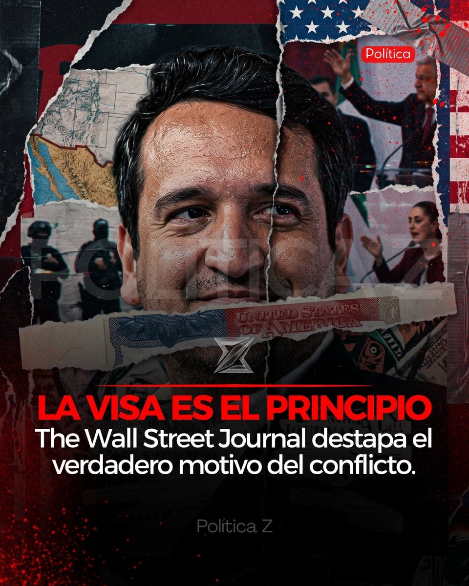 politicazmx's tweet photo. #ÚLTIMAHORA | 🔴 ¡PUM! LA VISA ES APENAS LA SUPERFICIE.   

The Wall Street Journal acaba de poner el dedo en la llaga donde más duele: el caso de Andrés Manuel López Beltrán no es un simple trámite administrativo, es el epicentro de la mayor tensión bilateral en años.

Mientras Washington mantiene un silencio hermético catalogando el expediente como seguridad nacional, en México la dirigencia oficialista y la propia presidenta Claudia Sheinbaum salen de inmediato a calificarlo de "injerencia política" y "afrenta a la soberanía".  

¿Desde cuándo el estatus migratorio de un operador partidista es sinónimo de la soberanía de más de 130 millones de mexicanos? ¡Qué nivel de descaro! 

Andy señala directamente a Marco Rubio y a Christopher Landau, pero allá nadie ha soltado el informe completo. No nos hagamos bolas: las investigaciones del país vecino sobre nexos de funcionarios y estructuras al margen de la ley siguen su curso bajo reserva.  

La pregunta que todo ciudadano con dos dedos de frente se hace es una sola: ¿Qué sabe Washington que a los mexicanos nos siguen ocultando?