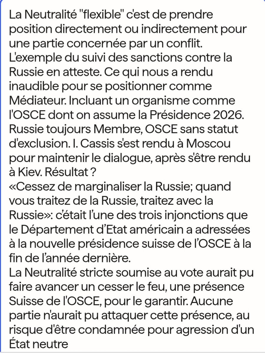 ObservatoireCh's tweet photo. Pour le 27 septembre
https://t.co/MMaMR4QMTx
Il est important de penser prioritairement à notre protection, celle de chaque citoyen🇨🇭,notre indépendance, notre souveraineté, avant de voter selon les appartenances aux Partis. Le vote doit se faire en pensant futur et familles🇨🇭 https://t.co/obQ2aBS5YV