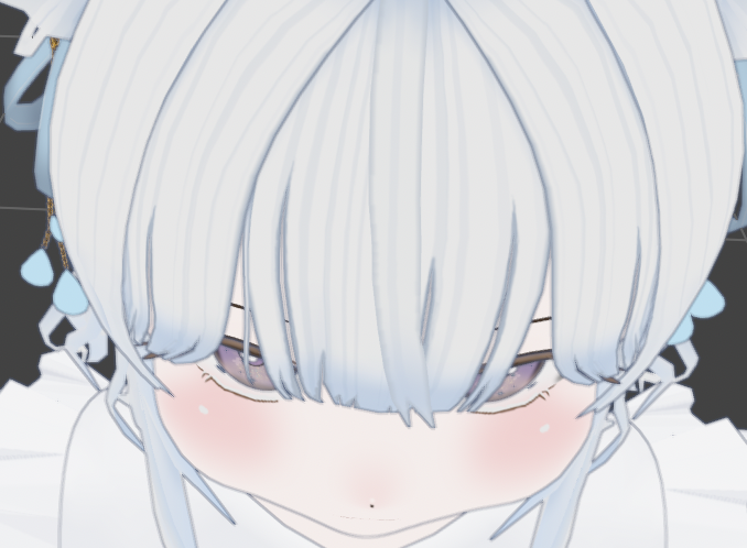 __suzuria's tweet photo. シェイプキーも終わりが見えてきたような。
ぷっくりほっぺたかわいい
#blender　#VRchat https://t.co/Z5K96LXNGK