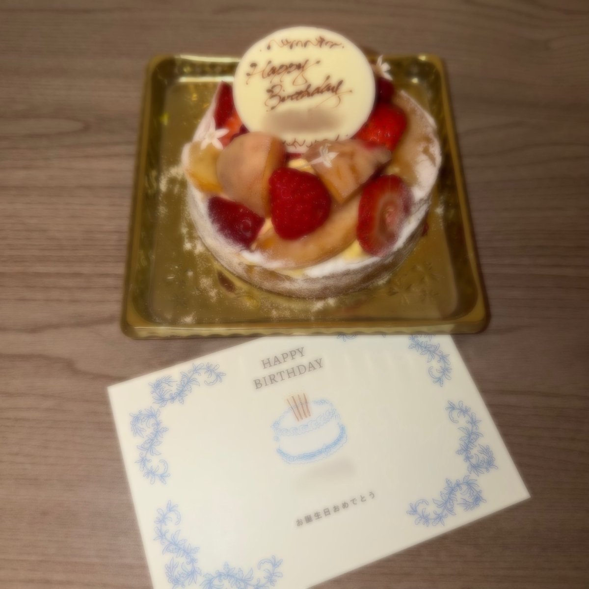riii_00R's tweet photo. 今年も祝ってくれてありがとう

来年もよろしくね^_^♡ https://t.co/SVGrQ2InXu