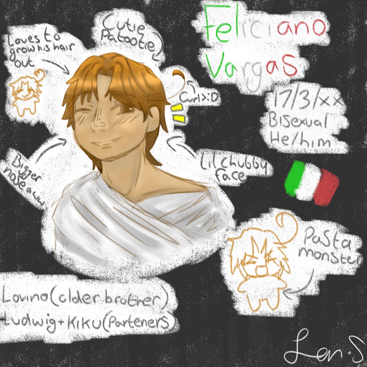 Len_yo22's tweet photo. Italy info page (Len's vers) 
#aph #hetalia #hetaliaitaly #geritapan https://t.co/oLBVtrGoMK