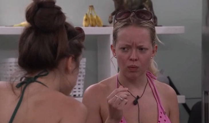 rbbq's tweet photo. The calm before the storm...Happy Diamond Power of Veto Day to any of you who celebrate.

Things You "Need To Know" - Day 41 #BB28

1. Devens wonders if it's possible to NOT use the Diamond Power of Veto, but reverts back to planning to use it
2. LaLa names the alliance of Kamu/LaLa/Taylor/Yash "The Covenant"
3. Devens meets individually with Mallory, then Melody to pitch the idea of forming a large group of Angela/Barrett/Dee/Devens/Drew/Mallory/Melody, both agree
4. Yash confirms that he does not plan to use the Power of Veto
5. "The Mosh Pit" meets and forms, consisting of Angela/Barrett/Dee/Devens/Drew/Mallory/Melody
6. The backyard was open for the day, so the HGs spent a ton of time swimming, exercising, and relaxing

THE CURRENT PLANS (always subject to change)
-Yash he will NOT use the veto 
-Devens will save Dee with the Diamond Power of Veto and nominate Kamu
-Dee/Devens/Drew/Barrett/Melody/Mallory will evict Kamu (or Haley if Kamu wins Block Buster), saving Angela

What to Watch For Today?
- It's Angela's Birthday!
- post-Diamond Power of Veto feeds
