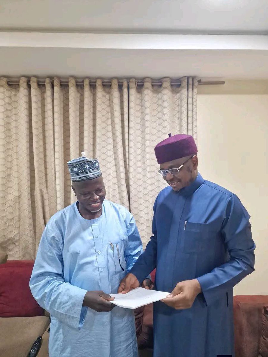 IbrahimVokna's tweet photo. Senator Ambassador Haruna Garba Endorses Pantami and Hands Over His Political Structure!

His Excellency, Ambassador Senator Haruna Garba, has endorsed @ProfIsaPantami, CON, (Majidadin Daular Usmaniyya), and has handed over his political structure to him. He has also directed his supporters to align with Professor Isa Ali Pantami for 2027 and beyond.

Senator Haruna Garba represented Gombe North in the Senate from 2003 to 2007. He served as Nigeria’s Ambassador to Kuwait from 2012 to 2015, and was a governorship aspirant in the 2019 elections in Gombe State. 

Senator Haruna Garba was also the pioneer Accountant General of Gombe State and a former Commissioner for Finance.

Senator Haruna Garba is known as one of the most philanthropic individuals Gombe State has produced. He has touched many lives positively.

His main reason for endorsing Professor Isa Ali Pantami is his excellent performance in all previous offices he has served. This includes his tenure as Director General of the National Information Technology Development Agency (NITDA) and as the Minister of Communications and Digital Economy. 

Professor Pantami transformed institutions from near collapse to become the best in the country. His international connections are a blessing to Nigeria, not just to Gombe State.  Professor Pantami was the Chairman of the Global ICT and Digital Ministers where he chaired over 193 Ministers from 2022 to 2023.

Pantami has proven to be a man of integrity both within and outside government.

Electing Professor Isa Ali Pantami, based on his honesty, loyalty, proven integrity, performance, local and international connections, and educational background, will be a great asset to Gombe State and Nigeria.

Finally, Senator Haruna Garba has handed over his entire political structure to Professor Pantami. He has requested that they work together, and he pledged to continue working with all stakeholders through the candidature of Professor Isa Ali Ibrahim Pantami toward building a successful Gombe State for all.

Professor Suleiman Mohammed 
(For Pantamiyya Movement in Nigeria).

17th/08/2026