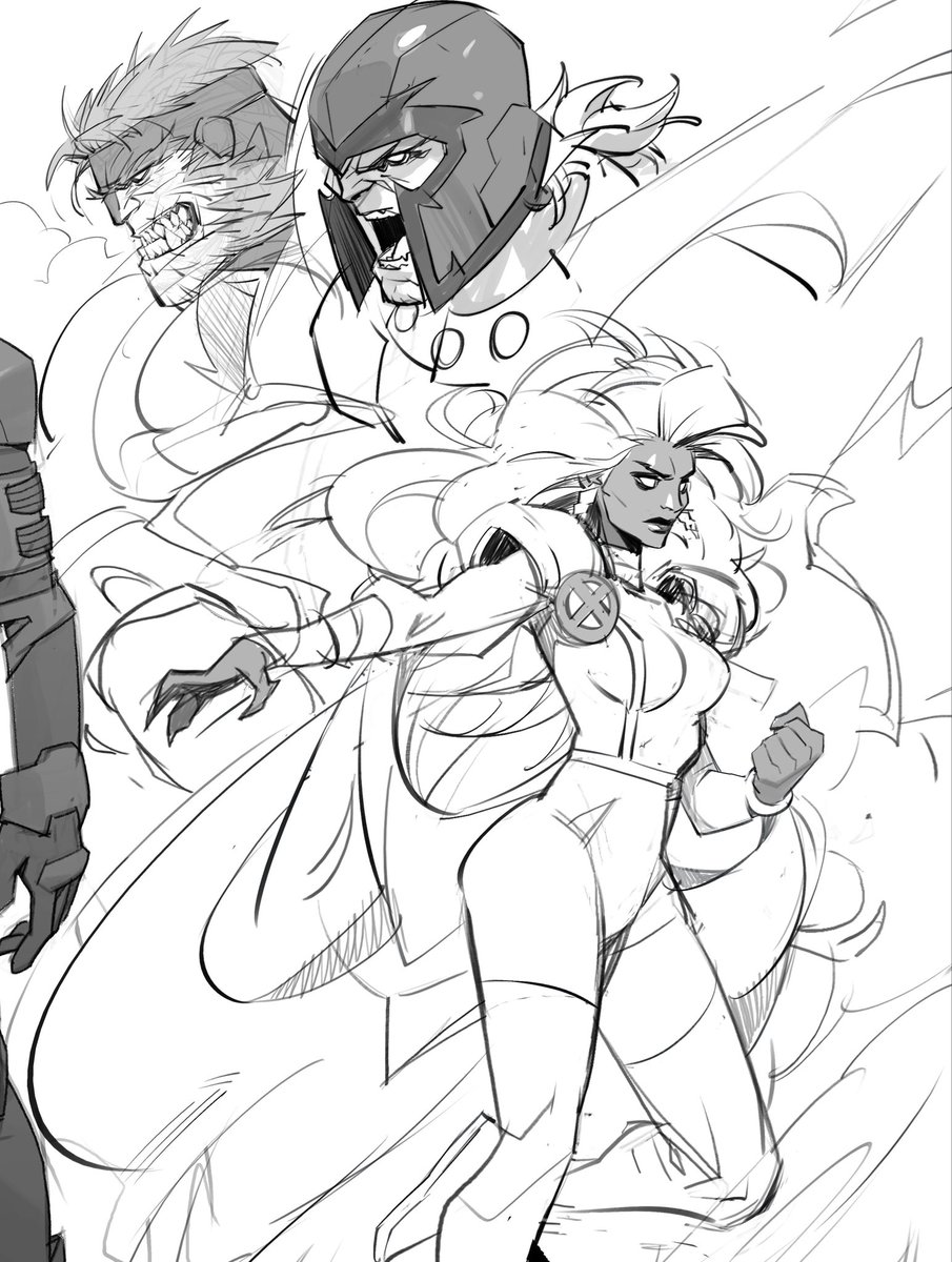 Hichamhabchi's tweet photo. Magneto &amp; Storm close-up! #xmen https://t.co/IPltOEu4u4