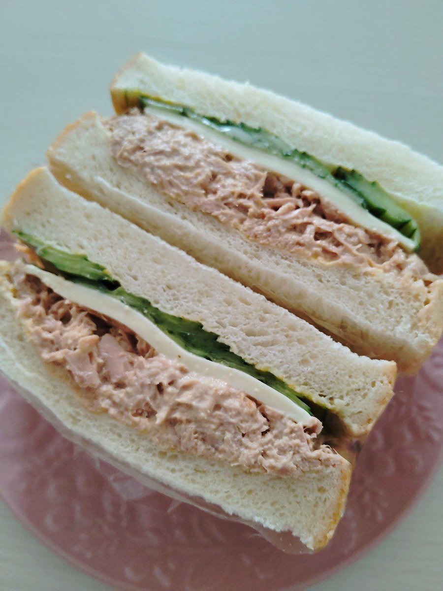 snsdyunaoff's tweet photo. 今日の旦那さんのお弁当と私のくどいサンドイッチ🥪🩷
アイソトープ治療中はシーチキンとかチーズ食べちゃダメだったから久々に食べて胸焼けした😂

#茶色弁当
#旦那さん弁当
#ツナサンド https://t.co/2BY54oOsRC