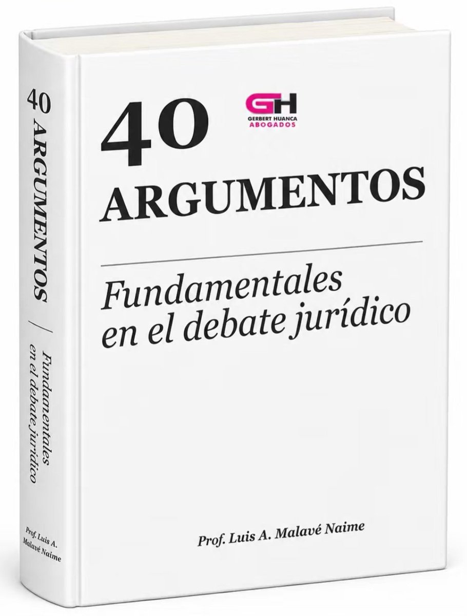 juangaleanorey's tweet photo. 40 Argumentos Fundamentales en el Debate Jurídico
Luis  Malavé Naime
@GerbertHuanca 👇
https://t.co/4jgEbcGCQS https://t.co/sdRyrAVGuZ