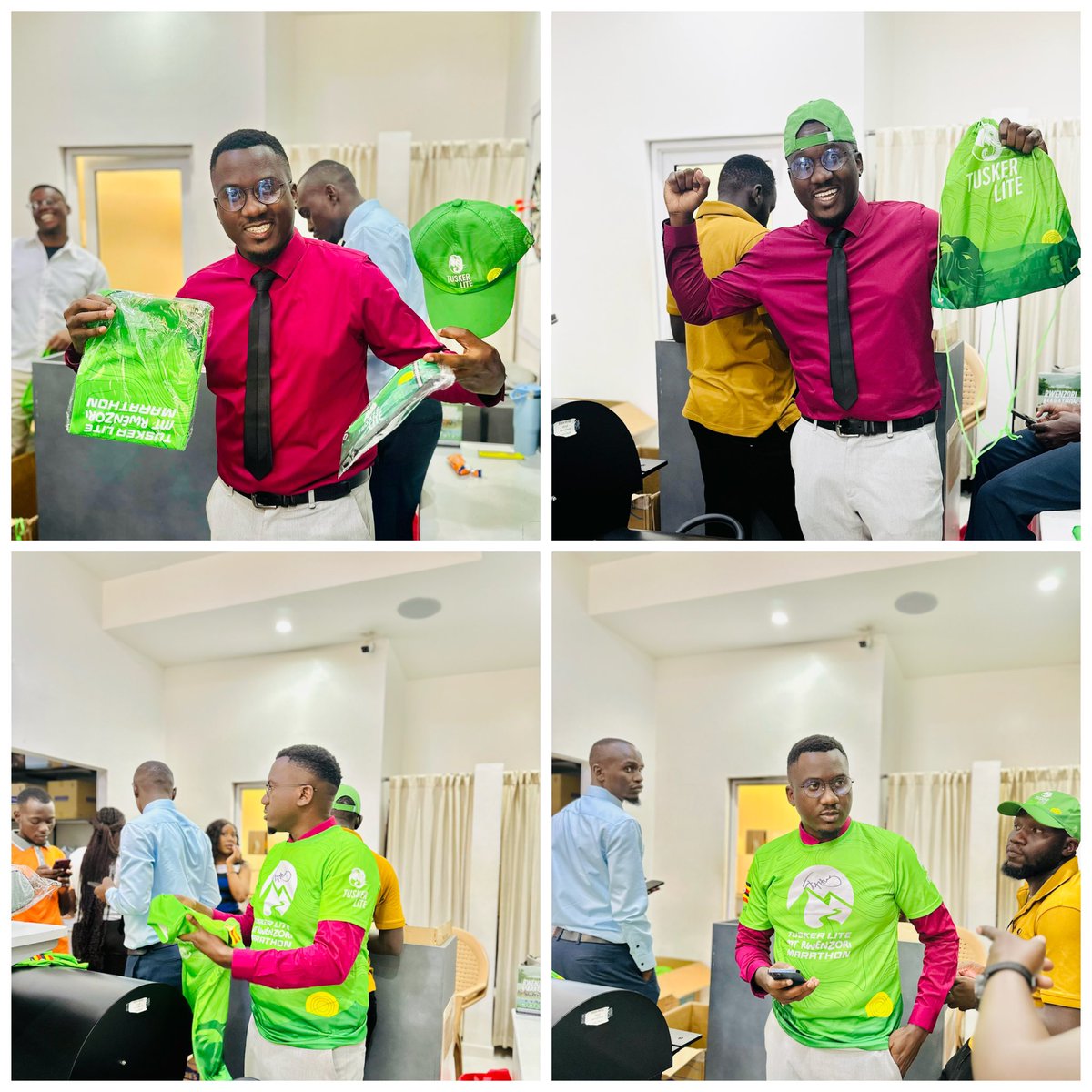 DemoRileyUg's tweet photo. Just picked my @RwenzoriMarathn Kit! 

Ready for the 10KM Race🏃‍♂️! See you this Saturday, 22nd, in Kasese as we run, explore and experience the beauty of Mt. Rwenzori.

National Tourism Events Organizers Federation (NTEOF) will be on ground showcasing Uganda’s best tourism events. https://t.co/j4CvmZ7Uhk