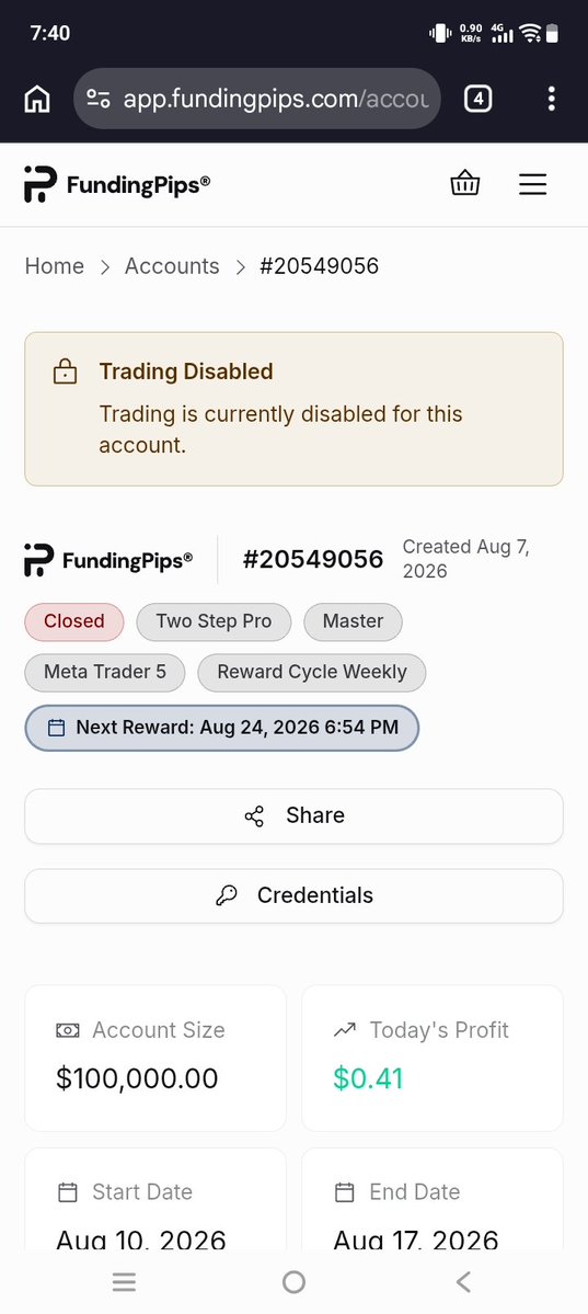 NicolasPooran's tweet photo. 🚨🚨🚨🚨 
I bought my first ever 100k account size in my 4 years trading journey after multiple losses 10k account 
And finally I able to pass it and got first payout today 
And guess what after receiving payout 
I received this email from @fundingpips which is about CID @Khldfx https://t.co/4AQpvgLJa5