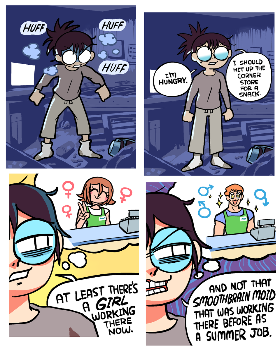shenanigansen's tweet photo. Here's everything posted publicly so far of my new comic, The Boy From Venus! (1/5) https://t.co/V36MsdYEmq
