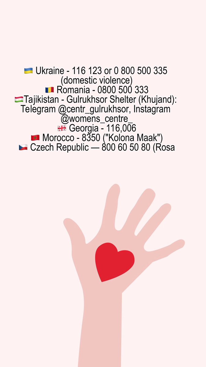 My_readyX's tweet photo. The main thing to remember is:
You deserve security, respect, and healing. ❤️
Save this post and forward it to those who may need it. Sometimes one phone number saves a life.
#ViolenceAgainstWomen #DomesticViolenceAwareness #StopViolence #WomenStats #GlobalStatistics #NoExcus https://t.co/rYDjo9iQtC