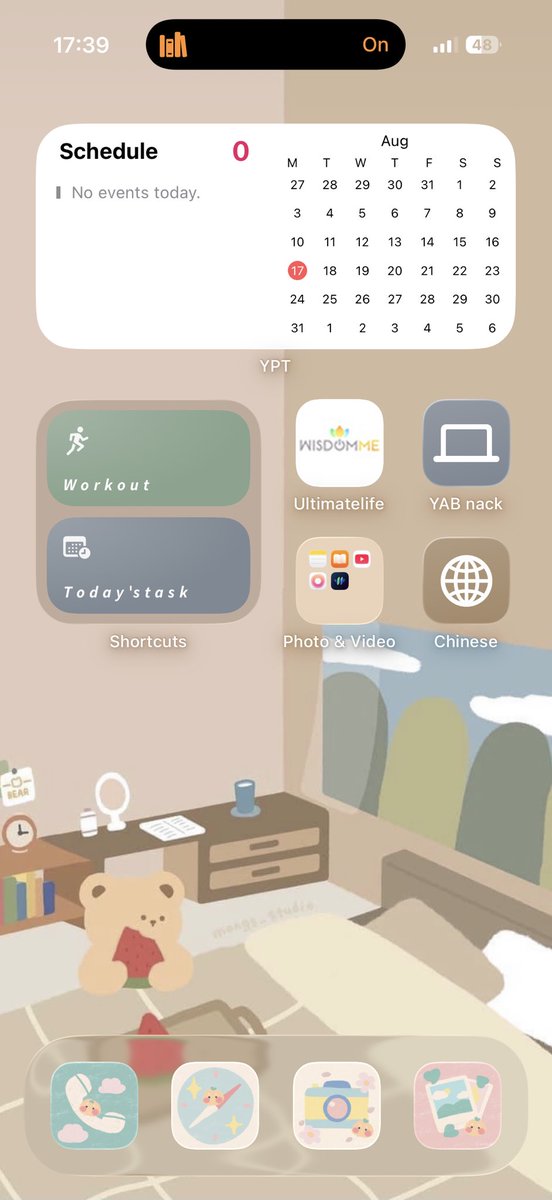 napqin1's tweet photo. เราชอบสร้าง shortcuts ไว้เปิดใช้ตอนอยากจะโฟกัสอะไร แล้วเปลี่ยน wallpaper ตามแต่ละมู้ด ดูไม่น่าเบื่อดี ชอบจัด widget https://t.co/8hKpSBC5Jn