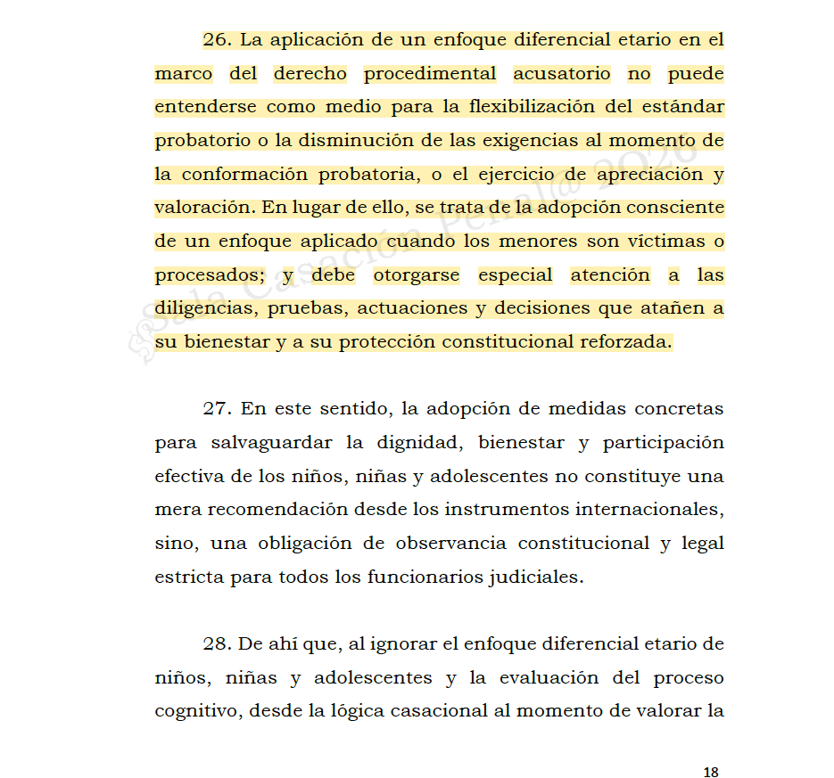Melovides's tweet photo. La aplicación del enfoque diferencial etario para niños, niñas y adolescentes no es una flexibilización o disminución de las exigencias probatorias, sino una serie de medidas para su bienestar y  protección en el marco del proceso penal. https://t.co/OvB8pSxMkq https://t.co/VNex9L2NEp