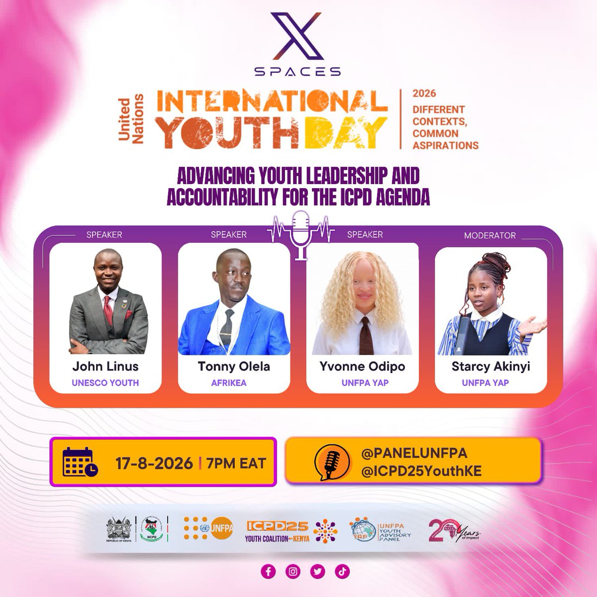 AkinyiStar83449's tweet photo. Youth leadership is not simply about giving young people a seat at the table, it is about trusting their voices, valuing their lived experiences, and creating space for them to shape the decisions that define their future.
#InternationalYouthDay #YouthLeadership #ICPD25 https://t.co/X7lQtjymxN