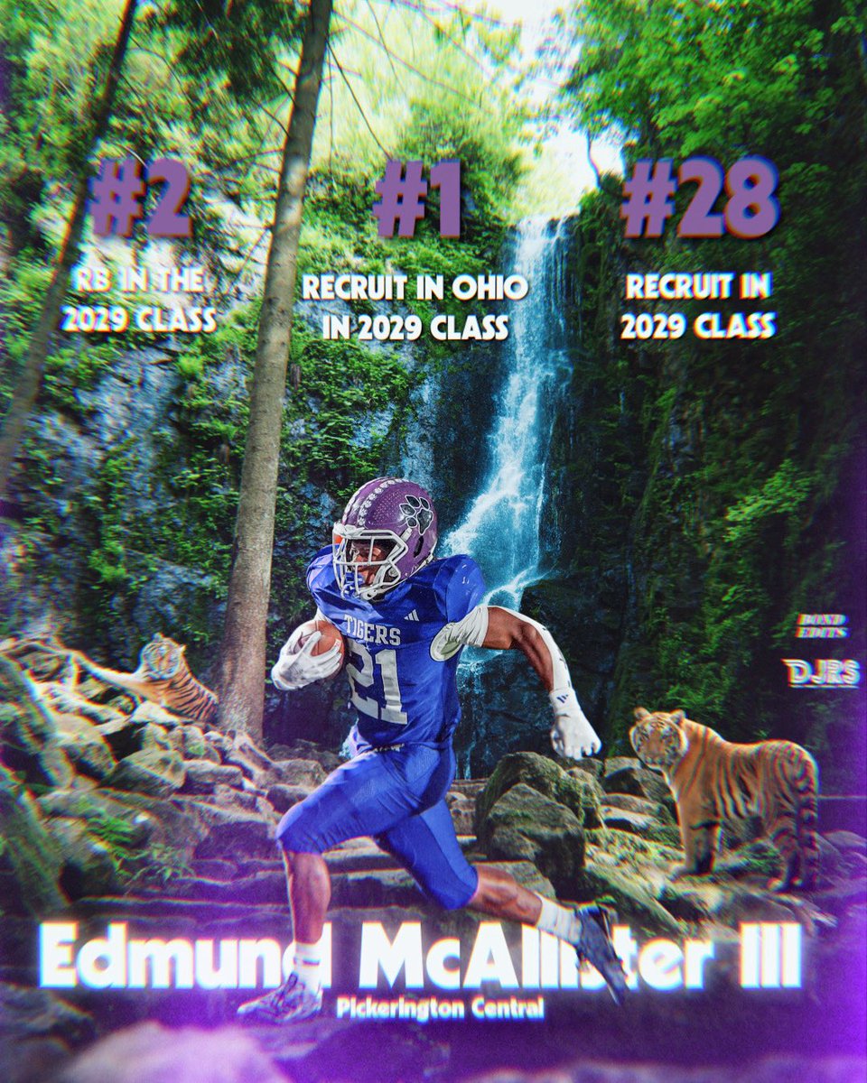 DJRSwework's tweet photo. BOOMMMMM!!!!
Big congratulations to Edmund Mcallister III on being our highest ranked recruit of any initial rankings in program history 🤯 E-Mac has been rated in the Rivals 2029 initial top 100 rankings as the #28th overall recruit in the entire class. @Emac2029 https://t.co/ePO9VaX60A