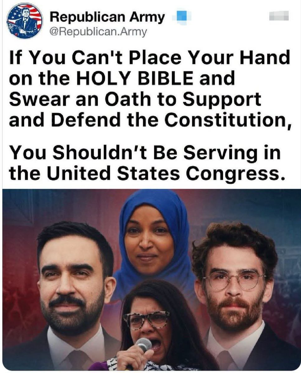 mickitiki's tweet photo. If you’re a terrorist jihadist you shouldn’t be serving in the United States Congress or any government office. https://t.co/KAdpBxQ2Tr