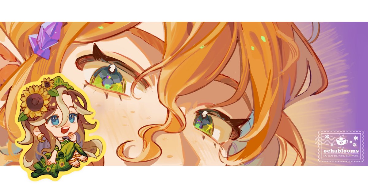 ochablooms's tweet photo. crystals and sunflowers ✨🌻 
#shinyduo #geminitayfanart #pearlescentmoonfanart https://t.co/zg1TJDnYwC