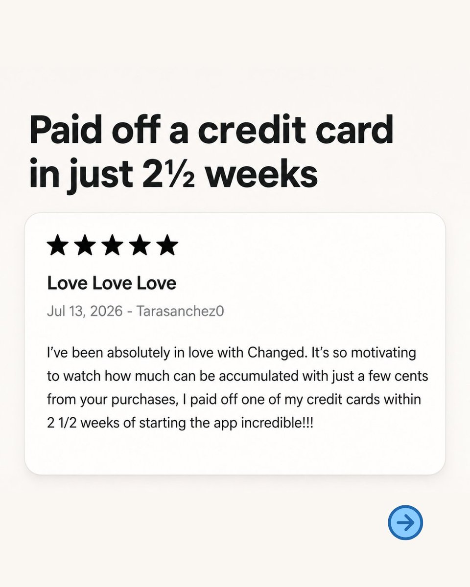 changedapps's tweet photo. Real results, on autopilot, starting at $7/month with the Plus plan.

#ChangedApp #CreditCardDebt #DebtFree https://t.co/dLeC0oEc1j