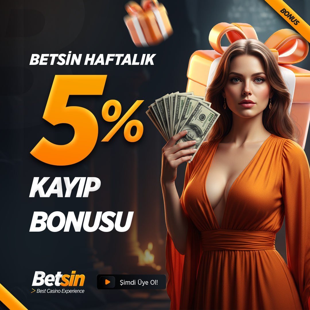 SinResmi's tweet photo. 🤩 Betsin’den haftalık destek: %5 kayıp bonusu!

🤩 Betsin hep yanında; hemen kayıplarını telafi et!

🎁 Bonusunu al, şansını tazele ve oyuna daha güçlü devam et.

🎁Şimdi dene, haftaya kazanç motivasyonuyla başla!

✅ Güncel Giriş: https://t.co/EXQTOBrmZq

 #haftalıkbonus #bonus https://t.co/hi6B3ALdMi