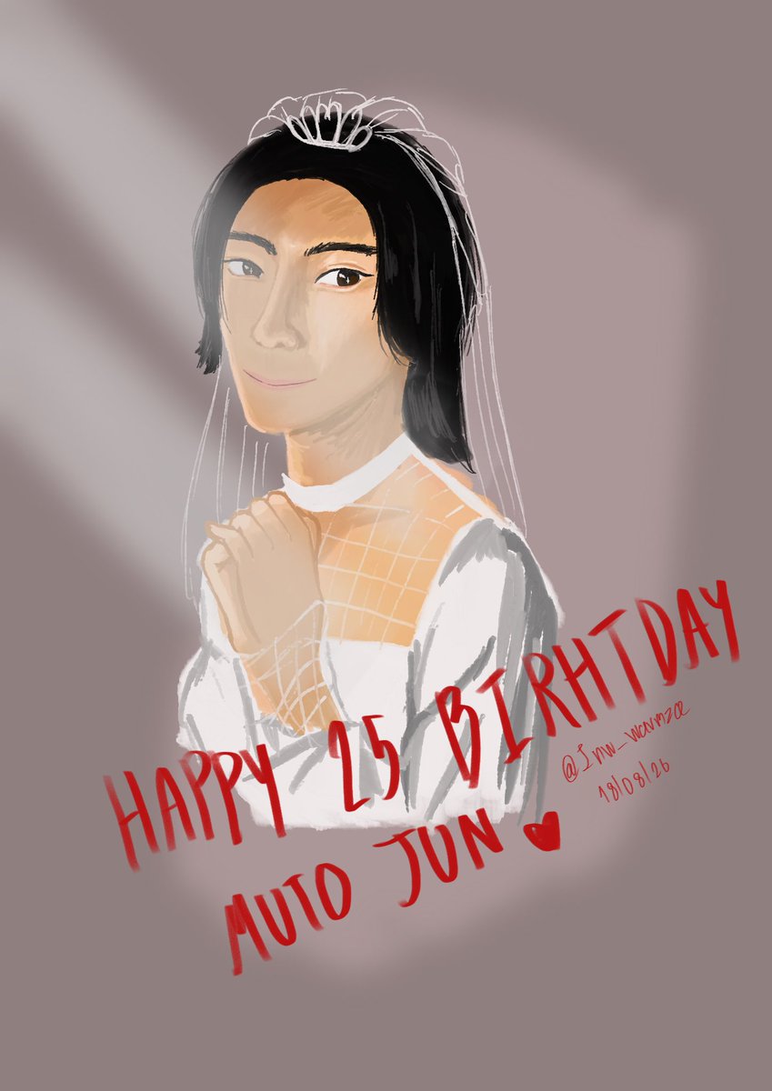 Inw_warmza's tweet photo. Happy birthday to #武藤潤 ❤️❤️

#武藤潤誕生祭2026
#武藤潤25thAnniversary https://t.co/vJ257V4RTD
