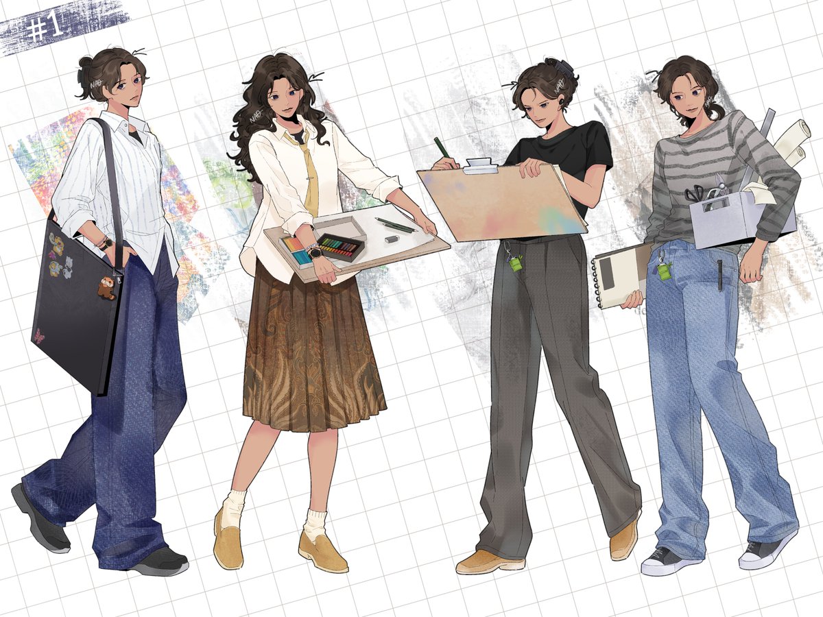n4d12121's tweet photo. decided to make my fits based on classes I actually like 
here’s sem 1 and sem 2 version of me 🎨🪞 #nadswardrobe https://t.co/KaMRins9oi