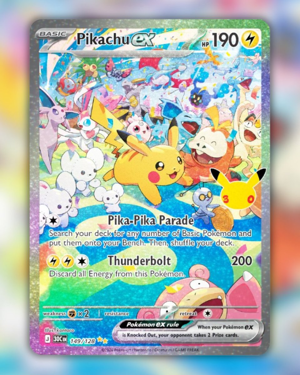 Collect's tweet photo. Pokémon just revealed Day and Night Pikachu cards for the 30th Anniversary Celebration set 👀 https://t.co/KZgoXSVTRO
