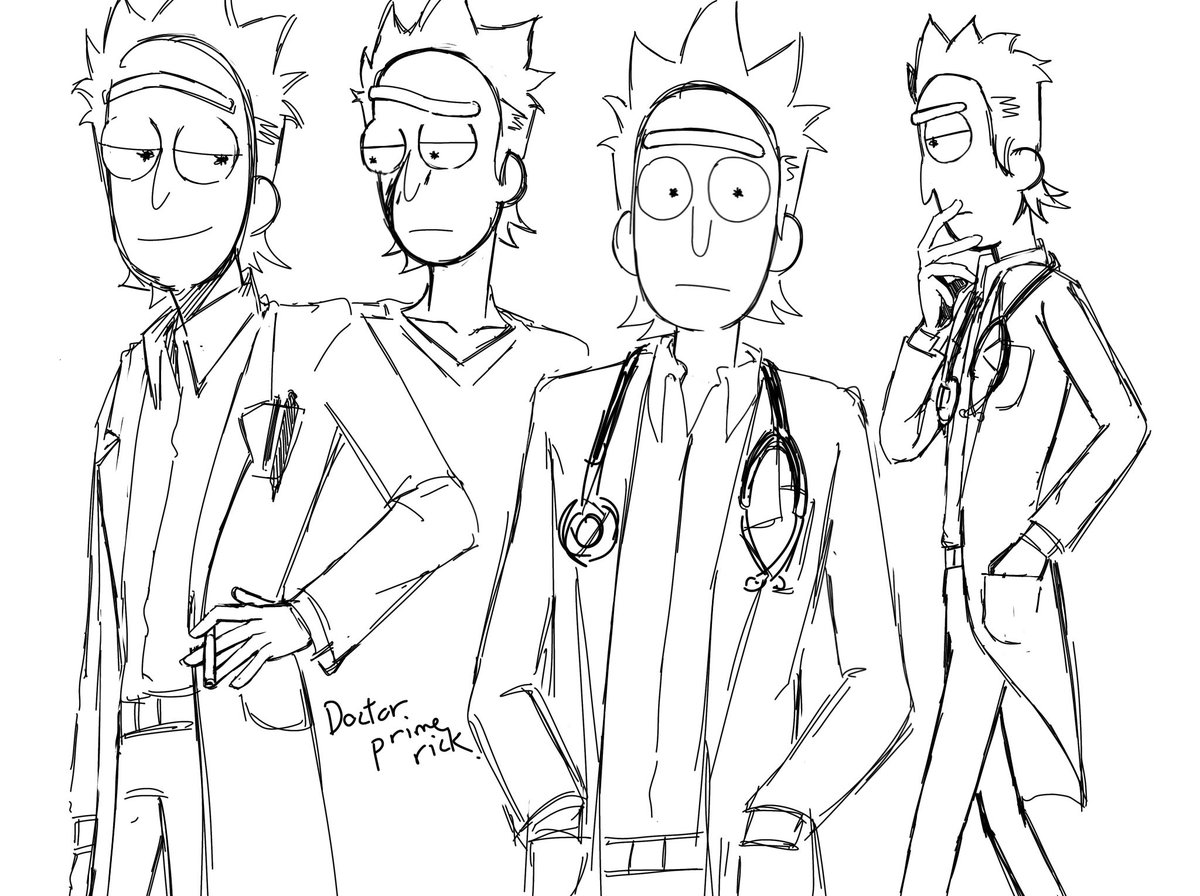 Aevii67's tweet photo. Doctor prime Rick #rickandmorty #prickcest #primerick #rickcest https://t.co/pyW3AhRBF0