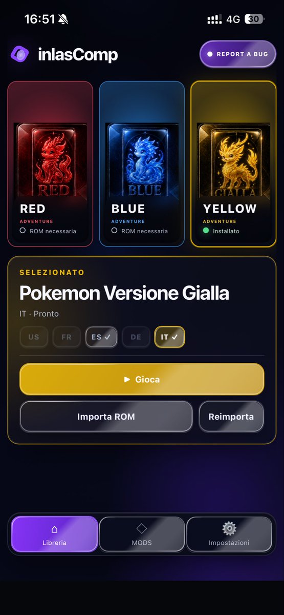 inlasco's tweet photo. 🚀 inlasComp è arrivato 🇮🇹

Pokémon Gen 1 in IT/FR/ES/DE/ENG, direttamente dal browser. Nessuna installazione. iOS e Android. Puoi aggiungerlo alla Home come una vera app.

🎮 Dramatic Shape by inlasco su GitHub

🌐 https://t.co/5lHmBtq7MT

#Pokemon #RetroGaming https://t.co/GV5eOgpZTg