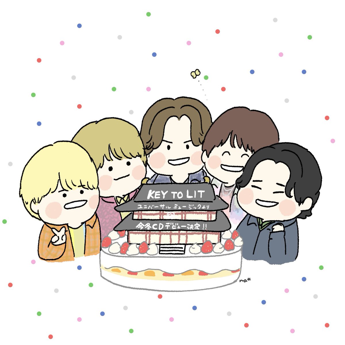 nyaooo0618_391's tweet photo. KEY TO LIT 
CDデビュー決定おめでとうございます💐🎂 https://t.co/0Skr1e3hyt