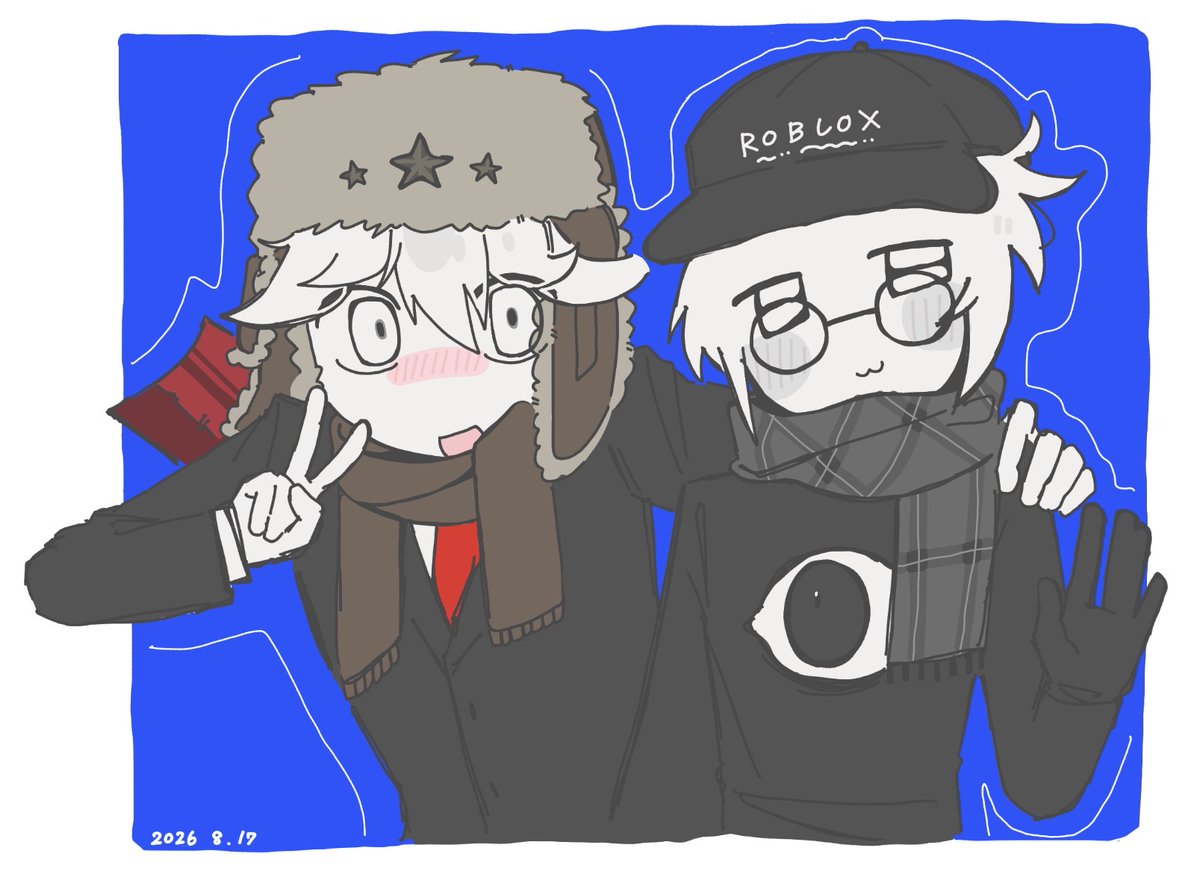 nini_sucre's tweet photo. my oc × friend's oc https://t.co/k88pFZYx8T