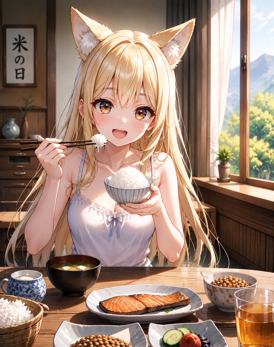 t_miya2024's tweet photo. おはようなの～🦊
＃AIイラスト #AIart️️️️️️️️️️️️️️️️️️️️️️️️️️️️️️️️️️️️️️️️️️️️️️️️️️️ https://t.co/MOHNN5BYL2