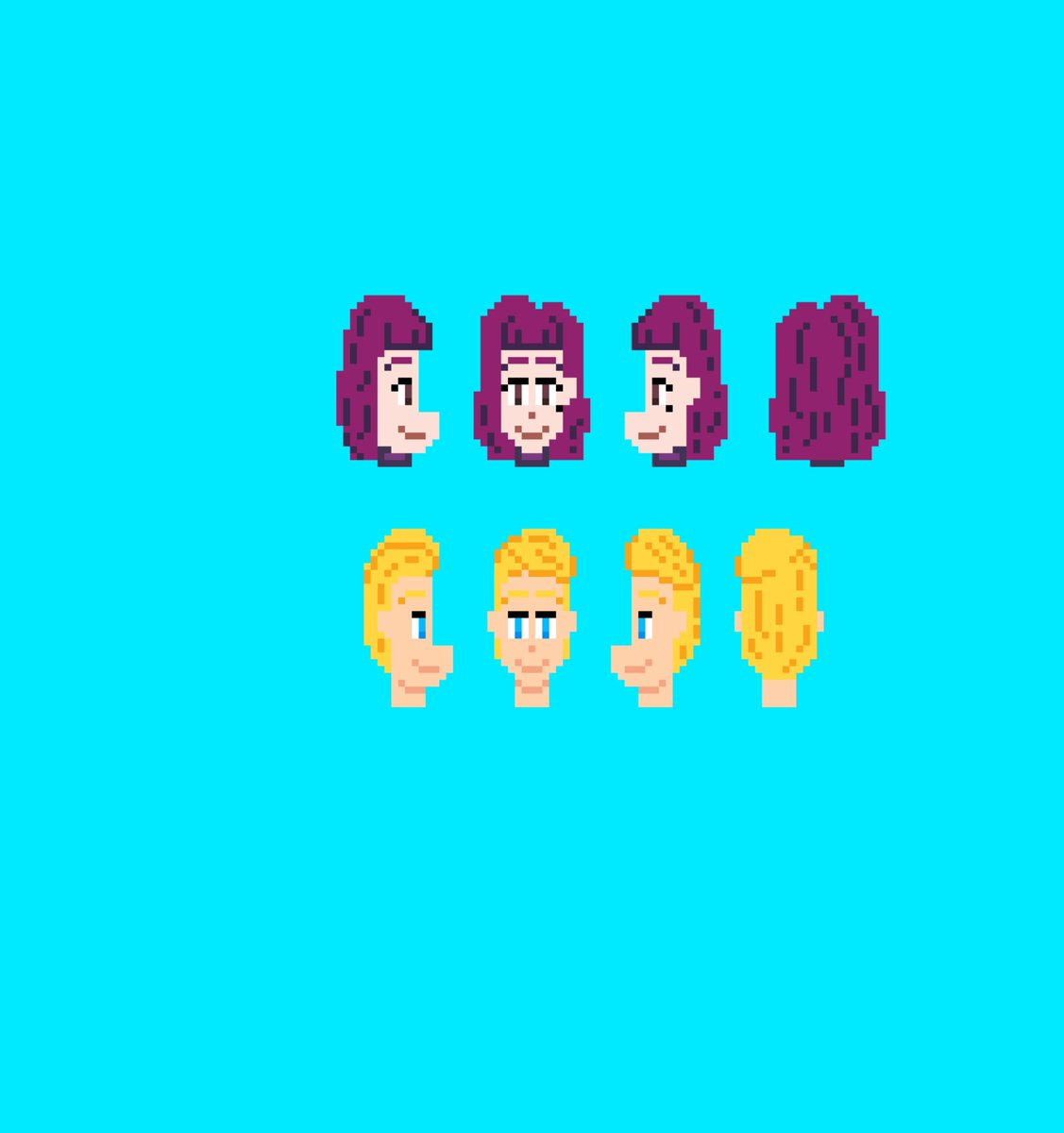 Popiaeus's tweet photo. Anyway, I drawing Amelia and Charlie from the Pathway on my phone. About the Charlie, when I look at the white dude model in old fashion UK magazines, he looks like Charlie so I draw it anyway.
#pixelart #ドット絵 #픽셀아트 #Amelia #Charlie #pathway https://t.co/snVmgaoNVi