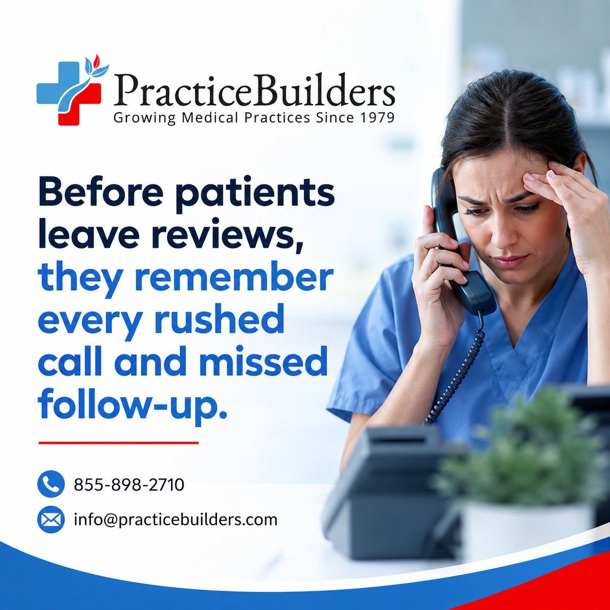 PracticeBuildrs's tweet photo. Trust can break in small moments. 💬 A rushed call, silence, or conflicting answers can erode patient confidence. Qualtrics found a 75-point NPS gap between high- and low-trust patients.

Learn how to build patient trust: https://t.co/T165Urrs3b

#PatientTrust #PatientExperience https://t.co/pOGkSkmrzI