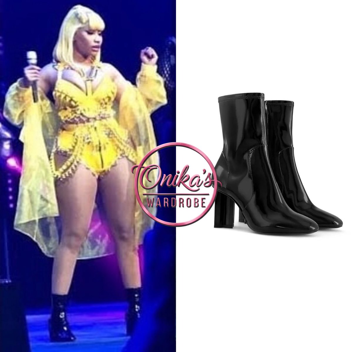 onikaswardrobe's tweet photo. FOMO Festival (2019)
Nicki Minaj In New Zealand Wearing A Custom Yellow Look By Zigman + A Custom L.A. Roxx Coat paired with Louis Vuitton Silhouette Booties.
#nickiminaj #fashion #style #FOMOFestival #LouisVuitton https://t.co/y891tHmT5u