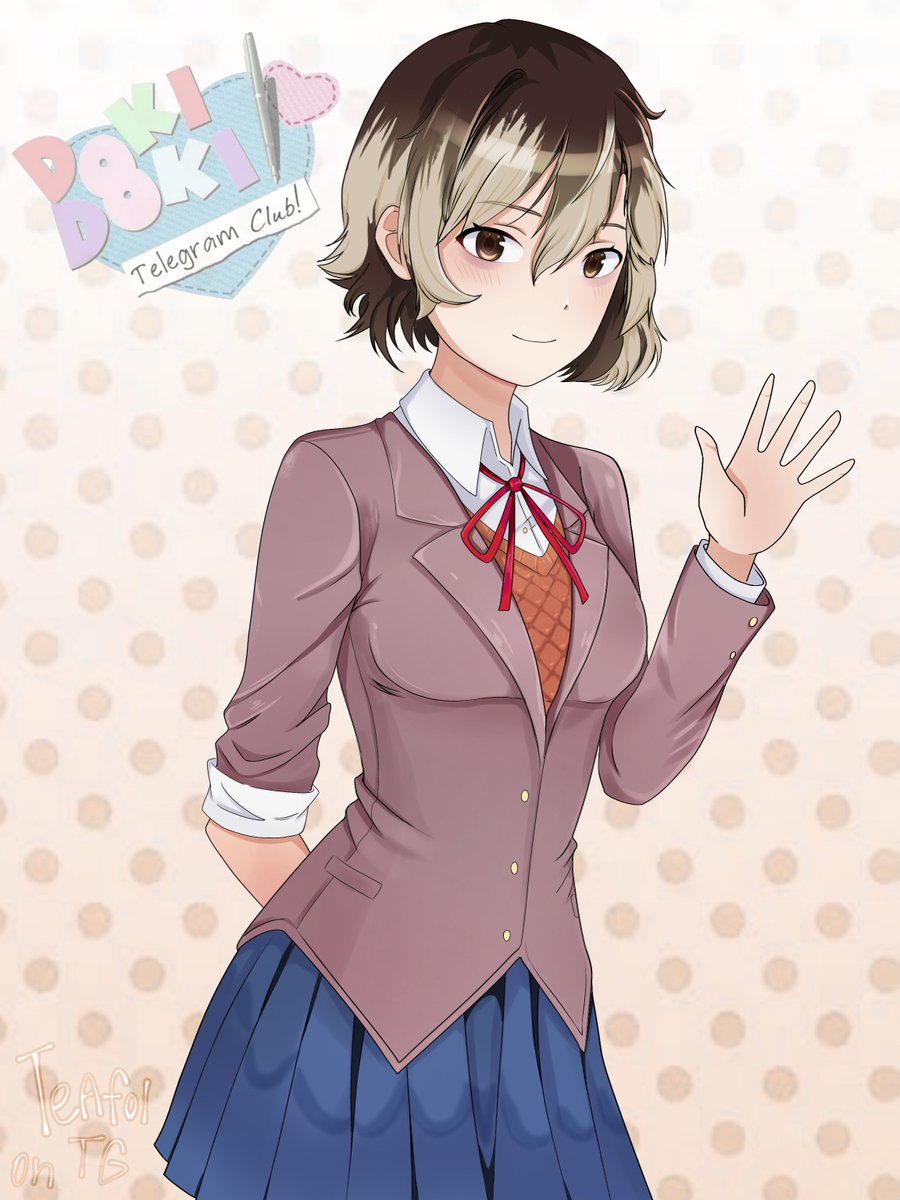 CHAINIKikea's tweet photo. A gift for my friend!! @fosstya1  #art #gift #ddlc #DDLCfanart https://t.co/4g0mCEdDK6