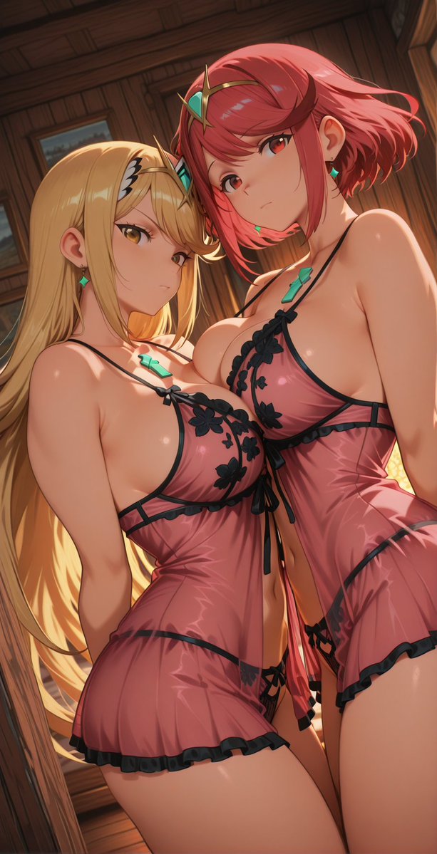Wessie_btw's tweet photo. Mythra x Pyra🔥
#xenoblade #SFW_illustration https://t.co/017oD28eyI