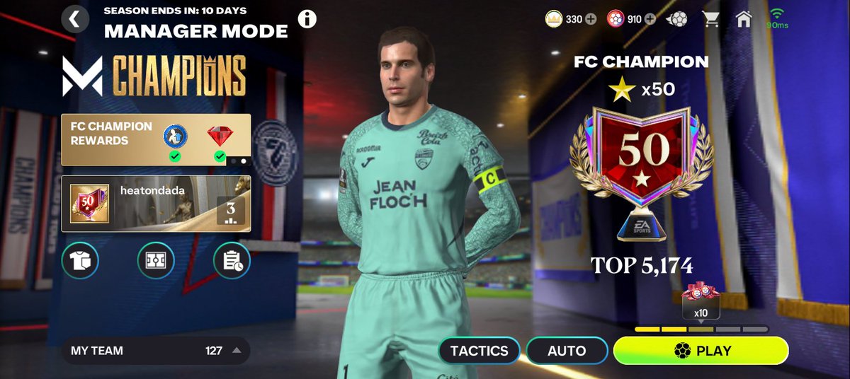 iammugisha01's tweet photo. Just hit 50 ⭐ in Manager Mode! 🥳As a pure F2P player, the grind is real. I finally cracked a consistent setup. Dropping my full tactics and setup below so other F2P grinders can push for FC Champion too
👇 Check thread @SappHx_ @RenderZ_ @Kazigt_ @SappEAFC #FCMobile #FCMobile26 https://t.co/YiwHchA14q