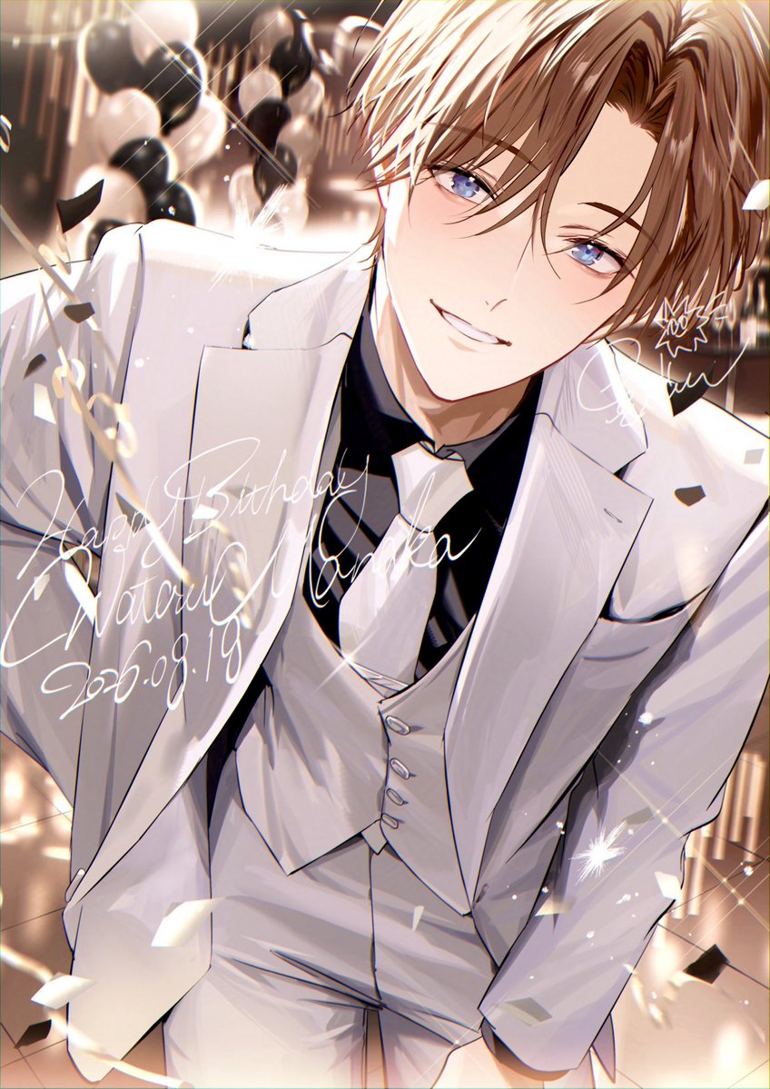 hoshi_nbl's tweet photo. 🖤🤍🖤 𝐇𝐚𝐩𝐩𝐲 𝐁𝐢𝐫𝐭𝐡𝐝𝐚𝐲 🖤🤍🖤

誕生日おめでとう真中🥂🍾
（ホストIF）
もっと可愛くなっていい https://t.co/S7fCOnajuw