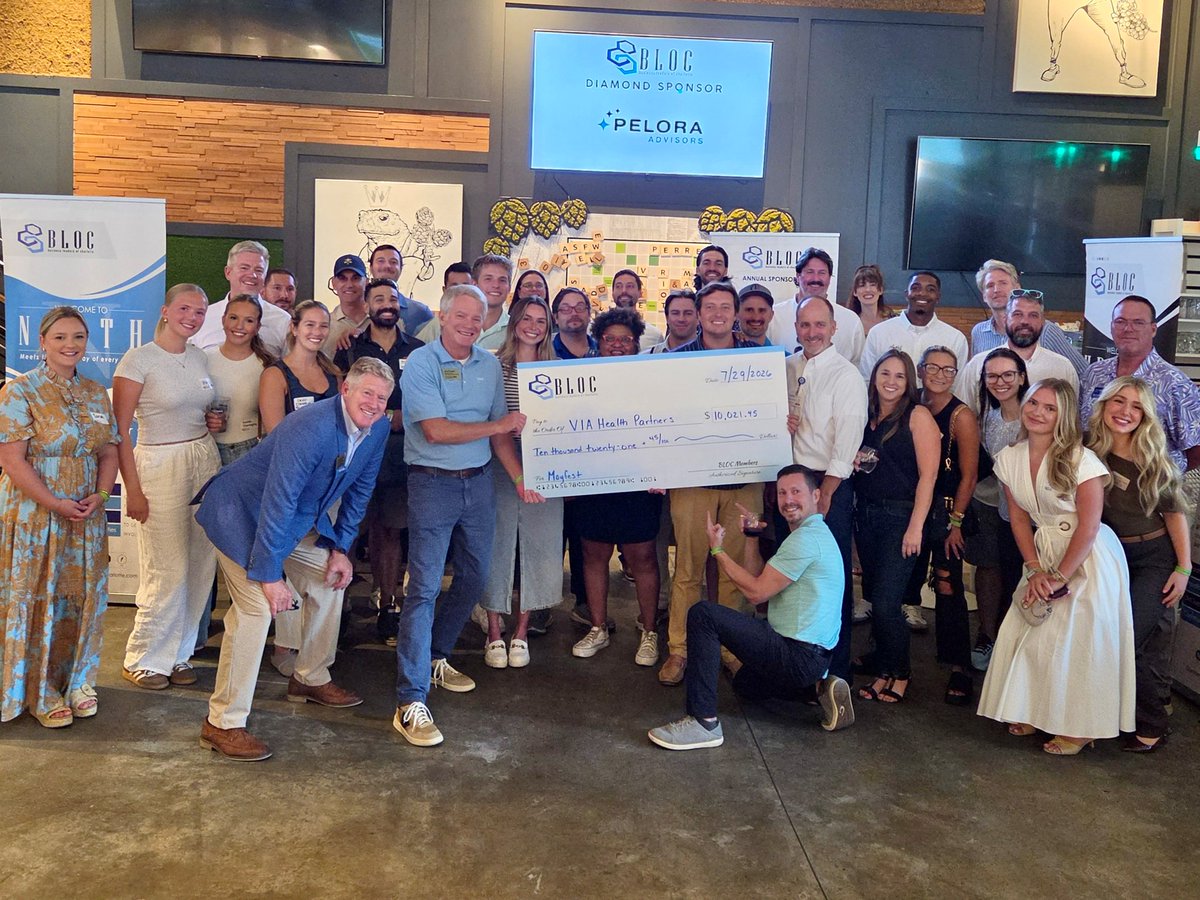 VIAHealthPartnr's tweet photo. A BIG shoutout to our friends at Business Leaders of Charlotte (BLOC) for their support of our patient-centered mission. Their investment strengthens our ability to deliver exceptional care to our patients &amp; families. Thank you, BLOC!

#VIAHealthPartners #CommunityPartnership https://t.co/8PQtQXUF6E