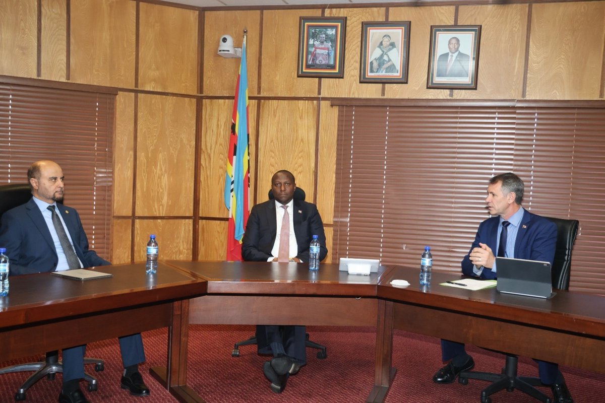 TheOPECFund's tweet photo. OPEC Fund President Dr. Abdulhamid Alkhalifa met with Prime Minister Russell Mmiso Dlamini in Mbabane to discuss Eswatini’s development priorities and the next phase of cooperation.

Discussions highlighted the new Country Partnership Framework (https://t.co/aouKX1fsoW) and opportunities to advance priority investments supporting resilience, sustainable growth and development.