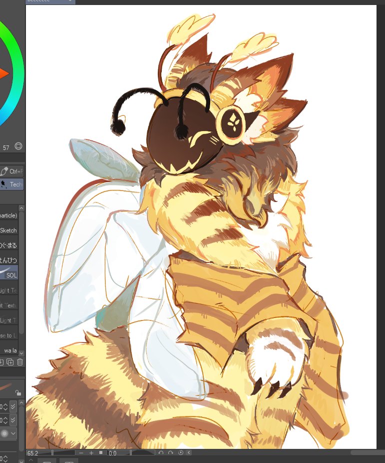 koalexart's tweet photo. what if a bee and a protogen had a baby idk https://t.co/zE1viBQhE1
