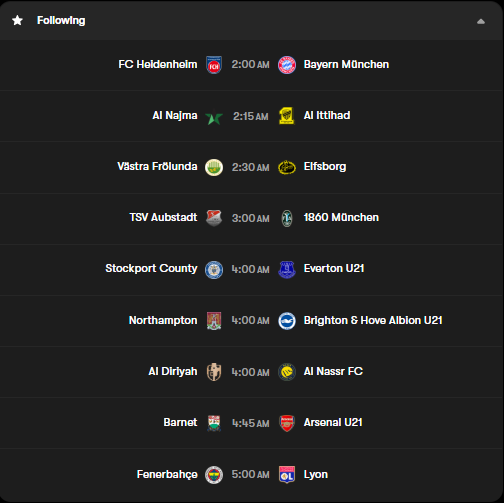 bettingkingz9's tweet photo. Favourite Over 1.5 Goal Matches ⚽️ https://t.co/mIhWRGlrnx