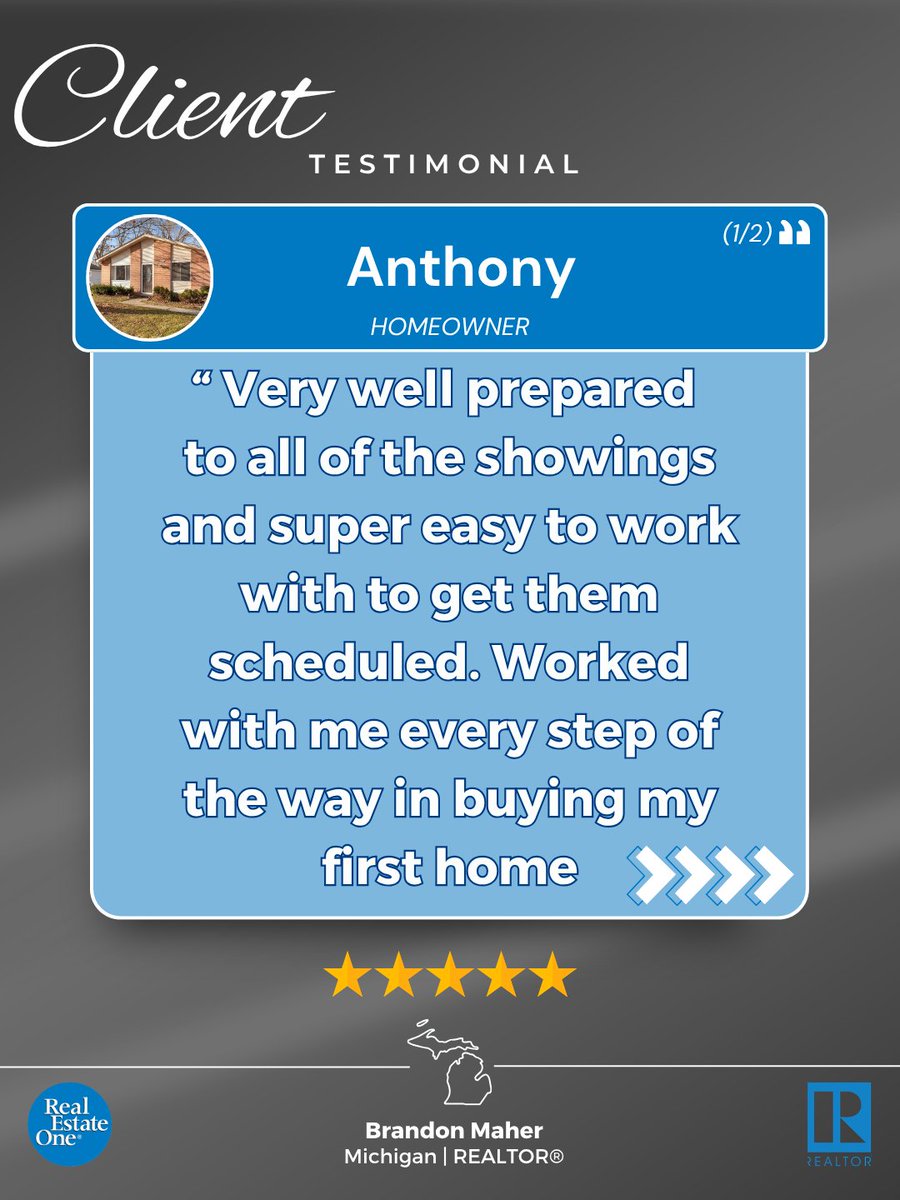 BrandonMRealtor's tweet photo. ⭐️⭐️⭐️⭐️⭐️

🌐https://t.co/8HNk93lOdZ https://t.co/IFCZXl4iOY
